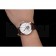 Vacheron Constantin Tourbillon White Dial Stainless Steel Case Brown Leather Bracelet