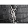 Saint Laurent Kate Monogram Tassel Crocodile Leather Black Medium Bag 18926843