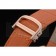 Cartier Tank Anglaise 30mm White Dial Diamonds Gold Case Orange Leather Bracelet
