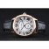 Cartier Drive De Cartier White Dial Gold Case Black Leather Bracelet 1454212