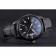 Swiss IWC Mark XVII Black Steel Case Black Dial Black Leather Bracelet  622667