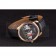 Hermes Classic Croco Leather Strap Black Dial 801397