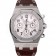 Swiss Audemars Piguet Royal Oak Chronograph White Dial Stainless Steel Case Brown Leather Strap  622864