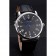 Cartier Rotonde Date Black Dial Stainless Steel Case Black Leather Strap