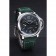 Panerai Luminor Marina Polished Stainless Steel Bezel Green Leather Bracelet  622310