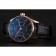 Swiss IWC Portuguese Black Dial Gold Case Black Leather Bracelet 1453918
