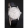 Swiss Rolex Cellini White Dial Stainless Steel Case Black Leather Strap