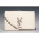 Saint Laurent Monogram Crossbody Python Leather Silver Hardware White Medium Bag 18926868