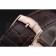 Piaget Emperador Limited Edition White Dial Engraved Rose Gold Case Brown Leather Bracelet  1454140