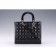 Dior Medium  Lady Cannage Bag Patent Leather Black