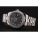 Swiss Rolex Day-Date Black Dial Diamond Case Diamond Numerals Stainless Steel Bracelet 1453965