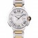 Cartier Ballon Bleu 42mm White Dial Stainless Steel Case Two Tone Gold Bracelet