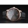 Swiss Vacheron Constantin Patrimony Grey Dial Rose Gold Case Black Leather Bracelet 1454167