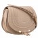 Chloe Marcie Flap Small Shoulder Bag Light Grey