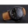 Panerai Luminor 1950 GMT Ceramica Black Dial Matte Black Case Brown Suede Leather Strap