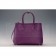 Prada Saffiano Double Tote Purple