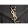 Saint Laurent Medium Fringed Leather Satchel Black