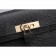 Hermes Kelly 32 Black Ostrich Leather 607478