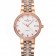 Swiss Vacheron Constantin Traditionnelle White Dial Diamond Bezel Rose Gold Case Two Tone Bracelet
