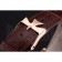Vacheron Constantin Patrimony Chronometre Royal White Dial Rose Gold Case Brown Leather Strap