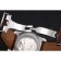 Cartier Calibre Tourbillon White Dial Stainless Steel Case Brown Leather Strap  622750