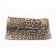 YSL Leopar Print Light Yellow Black Foulard 37924
