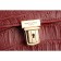 Saint Laurent High School Medium Crocodile Leather Bag Dark Red