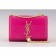 Saint Laurent Cassandre Tassel Fuchsia Chain Shoulder Bag