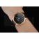Swiss Vacheron Constantin Patrimony Grand Taille Black Dial Gold Case Brown Leather Bracelet  1454178
