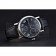 Patek Philippe Geneve Complications Black Dial Stainless Steel Bezel Black Leather Band   622141