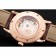 Swiss Piaget Altiplano Rose Gold Skeleton Dial With Diamonds Rose Gold Case Brown Leather Strap
