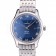 Omega Swiss DeVille Stainless Steel Bezel Roman Numbers Blue Dial 7612