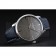 Swiss Vacheron Constantin Patrimony Grey Dial Silver Case Blue Leather Bracelet 1454159