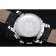 Montblanc Chronograph Black Dial Black Leather Bracelet Silver Case 1454111