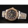 Swiss Rolex Day-Date Diamonds And Rubies Black Dial Two Tone Bracelet 1454105