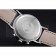 Emporio Armani Classic Chronograph Silver Dial Black Leather Bracelet  622339