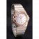 Swiss Omega Constellation White Dial Stainless Steel Case Rose Gold Bezel Two Tone Bracelet