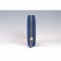 Prada Vernice Saffiano Leather Zip Around Dark Blue Wallet
