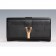 YSL Classic Y Clutch Black Leather 608315