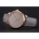 Patek Philippe Calatrava Gray Dial Diamond Markings Rose Gold Case Gray Leather Strap