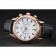 Patek Philippe Chronograph White Dial Blue Markings Rose Gold Case Black Leather Strap