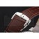 Omega DeVille Silver Bezel with White Dial and Brown Leather Strap  621566
