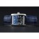 Cartier Tank MC Stainless Steel Case Blue Dial Blue Leather Strap   622178