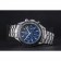 Omega Speedmaster Black Grey Stainless Steel Strap  622052