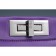 Fendi Peekaboo Whipstitch Purple Leather Bag  18927314