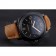 Panerai Luminor Marina Black Dial Matte Black Steel Case Brown Suede Leather Strap