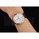Omega Seamaster Vintage Chronograph White Dial Blue Hour Marks Gold Case Blue Leather Strap
