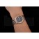 Burberry The City Black Dial Rose Gold Diamond Bezel Stainless Steel Case Two Tone Bracelet
