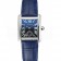 Cartier Tank MC Stainless Steel Case Blue Dial Blue Leather Strap   622178