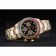 Rolex Daytona Cosmograph Rainbow Crystals Bezel Rose Gold Strap Black Dial 80251